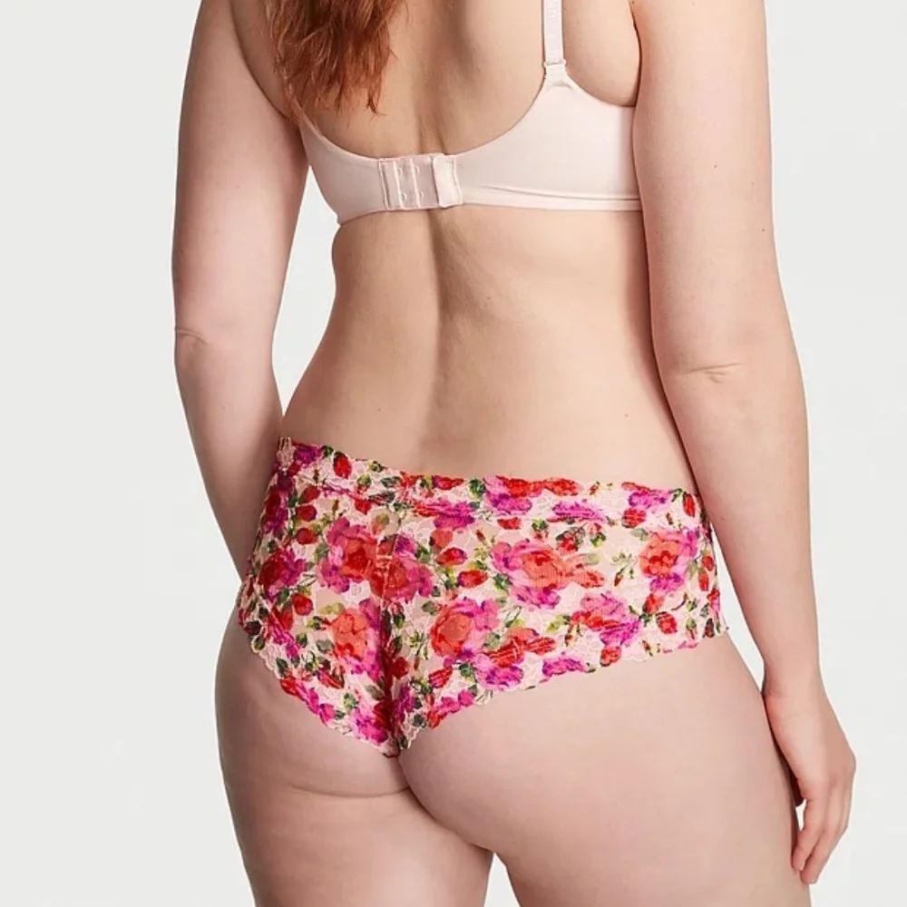 Victoria's Secret The Lacie Cheeky Panty Multi Floral Large NEW